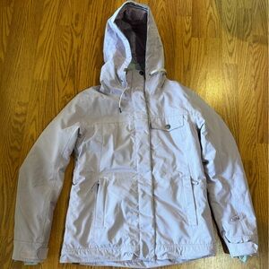 Light Lavender Hooded ski coat by Roxy